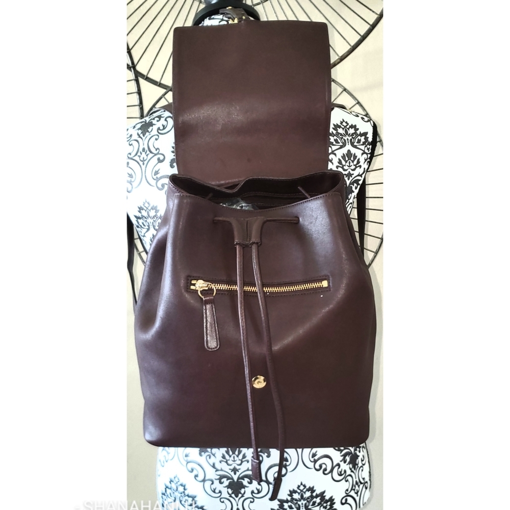 Coach 9827 Vintage Legacy West Hampton Mocha Leather Daypack/Backoack - Picture 6 of 12